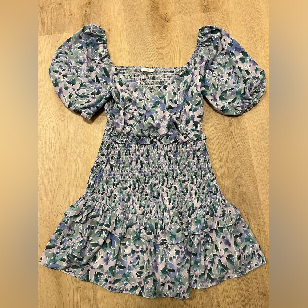 LUSH Nordstrom Roushed Mini Dress